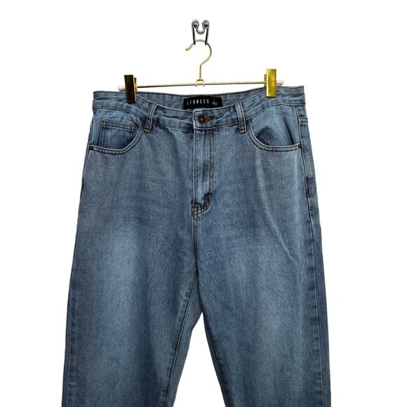 Lioness Side Slit Straight Leg Jeans/L - Picture 3 of 8